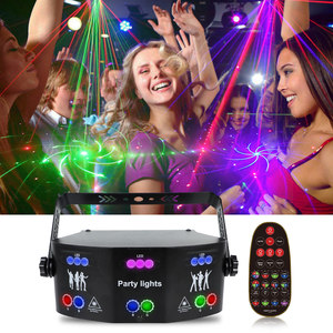 Luz LED a Todo Color para Escenario, Luz Láser Estroboscópica para DJ, Pista de Baile, 15 Ojos, 5000mW, RGB, Novedad - Product Image 3