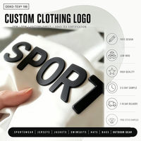 Étiquette de vêtement personnalisée, étiquette en silicone lavable, patch en silicone de haute qualité, logo 3D souple, logo imperméable, transferts thermiques pour t-shirt