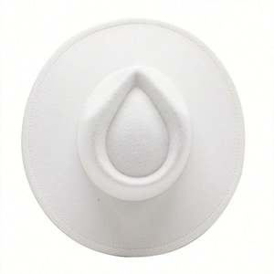 Sombreros Fedora de Ala Ancha de Fieltro de Lana Unisex, 20 Colores Disponibles para Envío Inmediato, con Forro de Satén Personalizado, Venta al Por Mayor, para Fiestas, Negocios y Pesca - Product Image 5