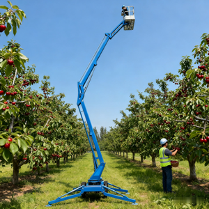 Mới nâng Trailer bùng nổ nâng xô xe tải ngoài trời trên không Nâng Nền tảng xe tải gắn bảng chọn - Product Image 1
