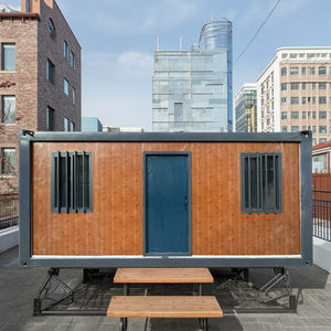 20ft Z-pieghevole contenitore casa prefabbricata in acciaio e legno ufficio <span class=keywords><strong>campeggio</strong></span> casa piccolo piccolo modulo pieghevole - Product Image 1