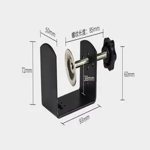 高品质标准冲压黑色粉末涂层金属桌子c型夹