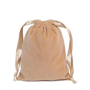 Professional Customization Large Velvet Jewelry Packing <b>Pouch</b> High Quality Fabric Velvet <b>Pouch</b> Reusable <b>Drawstring</b> Bag - Product Image 5