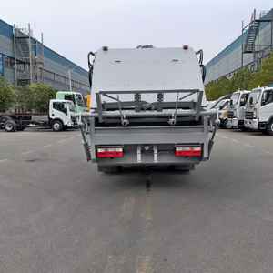 Dongfeng nuevo camión <span class=keywords><strong>compactador</strong></span> de basura diésel 4x2 7 metros cúbicos de capacidad cubierta neumática transmisión <span class=keywords><strong>Manual</strong></span> para construcción - Product Image 5