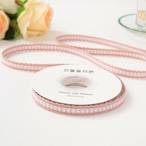 Ruban tissé en polyester à motif pied-de-poule festonné de 1 cm, idéal pour l'embellissement de albums photo et la reliure de carnets de scrapbooking, parfait pour Noël – Meilleures ventes - Product Image 2
