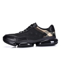 Chaussures de course tendance pour hommes European Station, amortissantes, légères, respirantes, avec empeigne en maille et fermeture avant à lacets, pour l'été