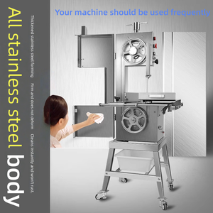 เครื่องเลื่อยกระดูกสแตนเลสเกรดอาหาร อุปกรณ์แปรรูปเนื้อสัตว์สำหรับเนื้อวัวและเนื้อหมู - Product Image 4