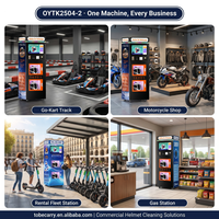 OYTK2504-2 Distributeur automatique de nettoyage de casques à double compartiment OEM ODM avec personnalisation de marque pour les distributeurs