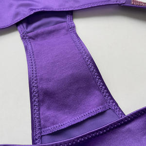 Sous-vêtements pour femmes, string non tissé taille basse, sexy, dos en T, avec ceinture ajustable, teinture unie, logo personnalisé - Product Image 4