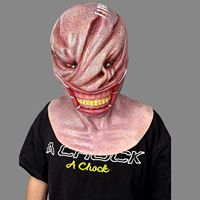 Masque de visage en silicone ultra-réaliste personnalisé, extraterrestre terrifiant, masque de cosplay, masque de simulation, accessoire de maquillage