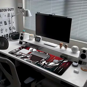 <span class=keywords><strong>Tapis</strong></span> de <span class=keywords><strong>souris</strong></span> antidérapant de qualité supérieure, adapté à la maison et au bureau ; avec des motifs de style peinture à l'encre, anime/gaming, <span class=keywords><strong>tapis</strong></span> de bureau extra-large - Product Image 3