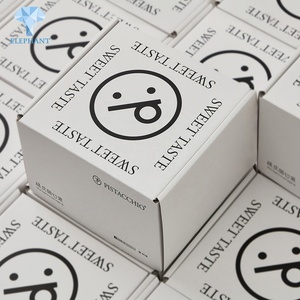 Boîte d'emballage carrée pliable en carton ondulé de qualité alimentaire, personnalisée et recyclée, pour gâteaux, blanche - Product Image 5