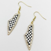Boucles d'oreilles en forme de carte de Palestine en émail, bijoux tendance, vente chaude, pour femmes
