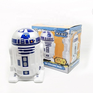 Tazas de café de cerámica r2d2 con logotipo personalizado 3d para regalos - Product Image 5