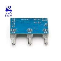 DC 12V 24V 80W x 2 Double canal Audio numérique TPA3116D2 Treble Bass Régulation Préréglé Pré-amplificateur Carte XH-M567