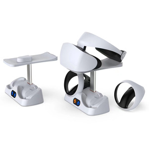 Base de Carga para Consola <span class=keywords><strong>PS5</strong></span> y Auriculares <span class=keywords><strong>VR2</strong></span> con Luces de Visualización y Soporte de Almacenamiento para <span class=keywords><strong>Gafas</strong></span> - Product Image 4