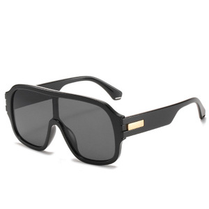 Nuevo retro marco grande Rana espejo personalidad una pieza gafas de <span class=keywords><strong>sol</strong></span> de moda tendencia de la <span class=keywords><strong>calle</strong></span> disparando gafas de <span class=keywords><strong>sol</strong></span> - Product Image 5