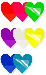 Mini Heart-Shaped Transparent PET <b>Waterproof</b> Sticky Notes 20 <b>Sheets</b>/Pad Self-Adhesive with Custom Modifiable Features - Product Image 6