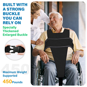 Cinturón de Soporte para Torso de Silla de Ruedas, Ligero y Duradero, Arnés de Seguridad Ajustable - Product Image 3