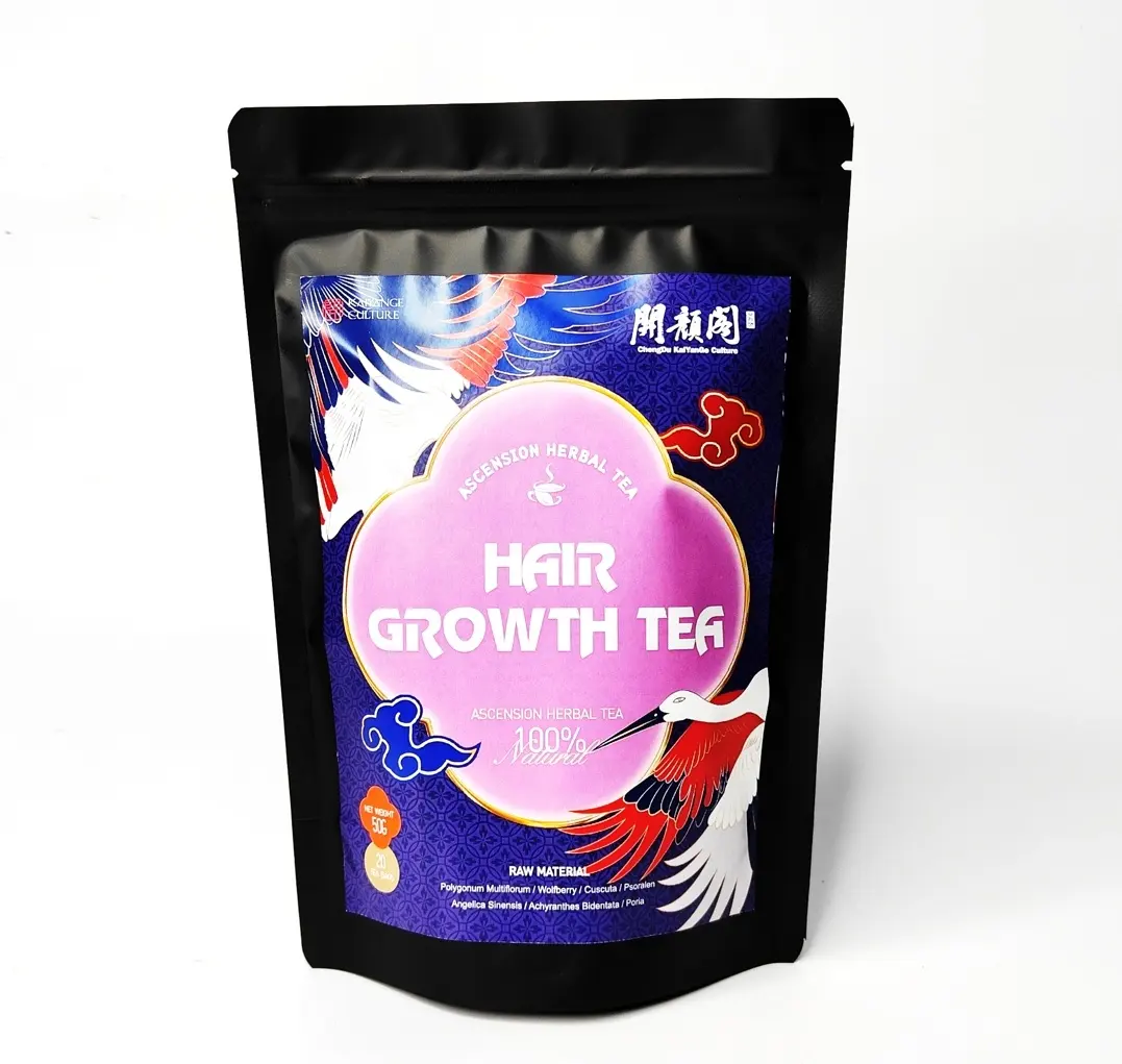 ASCENSION HERBAL S12 100% hierbas naturales etiqueta OEM hierbas naturales pérdida de cabello crecimiento productos de té ayuda a reparar el cabello té de crecimiento