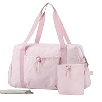 Sac de voyage et de sport Oxford imperméable et tendance avec fermeture éclair, idéal pour les articles de toilette, durable, pour couches de bébé et rangement pour femmes