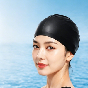 Gorro de Natación de Silicona Dabojin para Mujeres y Hombres, Cómodo, Antideslizante e Impermeable, para Cabello Largo, Duradero, para Adultos, para Todas las Estaciones - Product Image 3