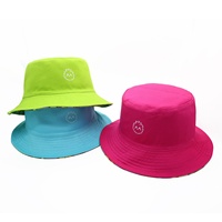 Sombrero de Pescador Personalizado con Logotipo Impreso en Ambos Lados, Reversible, Impermeable, Protección Solar, Unisex, Casual, para Uso Diario, Pesca y Viajes
