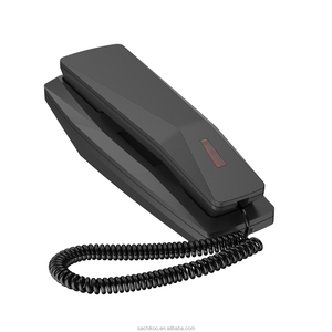Teléfono con cable de una sola línea, teléfono fijo básico analógico montado en la pared para el hogar y la línea de ajuste <span class=keywords><strong>del</strong></span> <span class=keywords><strong>hotel</strong></span> para uso en el baño - Product Image 2