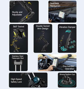 Ulefone Armor Mount Max Universal Adjustable Holder <b>Stand</b> 360 Degree Free Rotation <b>Tablet</b> Holder All-Purpose Universal Mount - Product Image 3