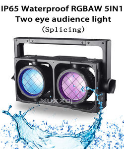 Muxxdj Wasserdichte Beleuchtung Neue Wasserdichte IP65 Blinder <span class=keywords><strong>2</strong></span>-Augen RGBAW COB Publikumsbeleuchtung Bühnenlicht - Product Image 2