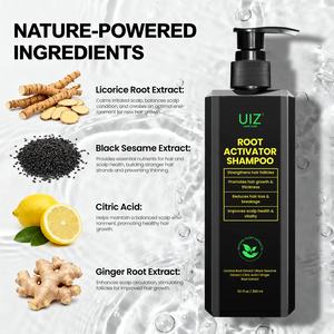 Sampo Anti rambut rontok, sampo Herbal penumbuh ulang rambut, perawatan Anti rambut rontok, sampo aktivator akar - Product Image 4