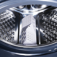 Lavadora-Secadora Automática de Carga Frontal Todo en Uno de Acero Inoxidable de 10 kg con Clase de Eficiencia Energética A+++ para Uso Doméstico