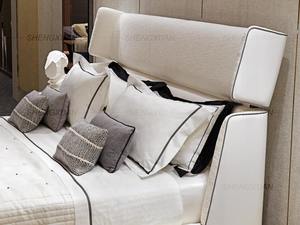 Mobili per camera da letto letto King Size in legno 6 per 6 160 x200 struttura del letto matrimoniale Queen Luxury Bed Frame - Product Image 3