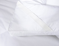 Surmatelas double couche 100% coton, garnissage en duvet de plumes 5-10 cm, utilisation à domicile, hôtel, hôpital