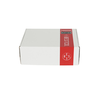 Boîtes à chapeaux en carton ondulé colorées personnalisées, laminées brillantes ou mates, estampées, fabriquées à partir de matériaux recyclés, design télescopique