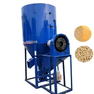 JIATAI wholesale 1 Ton vertical mixer and grinder machine for poultry livestock feeding