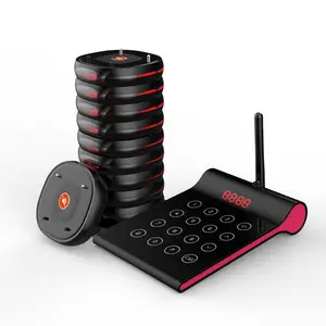 Système d'appel sans fil pour restaurants : Buzzer Pager Coaster pour appeler les clients pour la récupération de la nourriture - Product Image 1