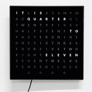 Ceetie Cp37m Độc Đáo Tạo Ra Shaper Hình Ảnh Từ Đồng Hồ LED Hà Lan Thư Hiển Thị Từ Đồng Hồ Với Nhiều Ngôn Ngữ - Product Image 2