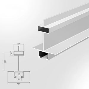 على شكل حرف T لتنقية الألومنيوم ناتئ: 50 لوحة ساندويتش سبائك الألومنيوم شعاع مخفي الألومنيوم الشخصي - Product Image 4