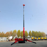 Grue araignée RST L-423 avec nacelle télécommandée 3 tonnes 5 tonnes, ventouse à verre et flèche de déplacement