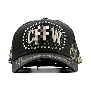 OEM/ODM Original PRESALE X Lil Baby WHAM Topi Bisbol Bordir Personal 5 Panel Terstruktur Barbas Hats G5 - Product Image 2