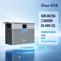Batterie LiFePO4 Deye Micro Hybrid SUN-BK250-2.56KWH-EU-AM4-32L avec garantie de 10 ans, WIFI, Bluetooth, LoRa, surveillance à distance