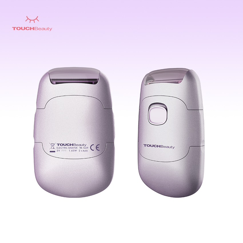 Профессиональный безболезненный триммер для волос TOUCHBeauty TB1659, электрическая портативная Мини-машинка для удаления волос с 2 батареями AAA