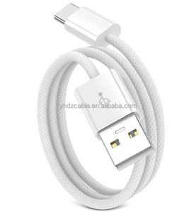 3A USB TYPE <b>C</b> Fast <b>Charging</b> Cable for Smartphone Carplay Nylon USB <b>C</b> <b>Charging</b> Data Transfer Cable for iPhone 15 16 Android Cable - Product Image 3