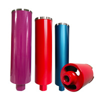 Foret diamanté à eau de 25-63 mm avec filetage pour le perçage à sec du béton, de la brique et du mur en pierre