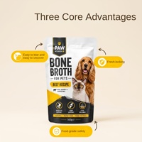 Sachets Doypack pour Aliments pour Animaux de Compagnie en Feuille d'Aluminium Composée pour Chats et Chiens - Sachet Doypack Personnalisable Refermable de Qualité Alimentaire