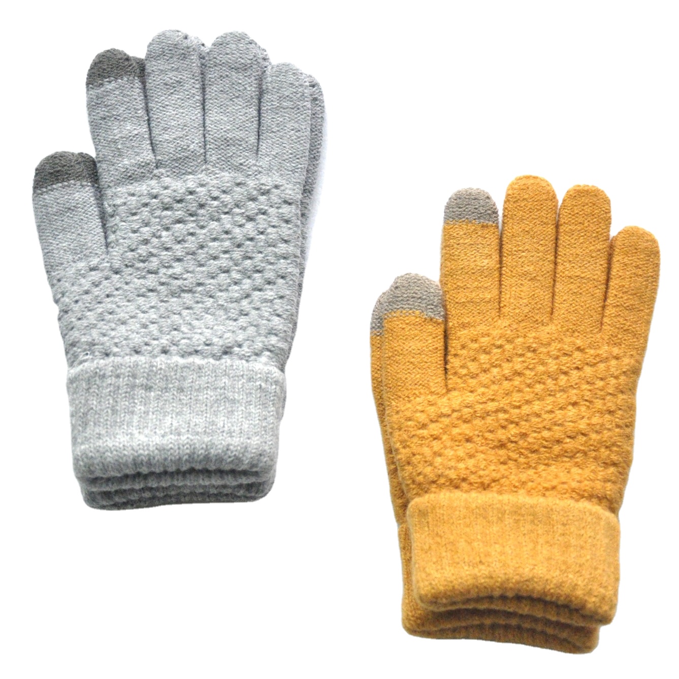 Зимние теплые вязаные перчатки MIO с мягкими прикосновениями, унисекс, вязаные перчатки, вязаные перчатки на заказ для женщин и мужчин