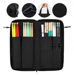 Échantillon Gratuit : Sac de Rangement Épaissi Grande Capacité pour Baguettes de Batterie, Brosses et Maillets, Suspendable et Portable - Product Image 2