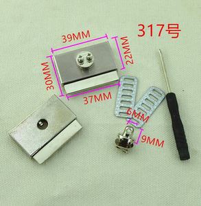 हैंडबैग हार्डवेयर लॉक फिटिंग बैग के लिए मोड़ लॉक फैशन ताले - Product Image 6