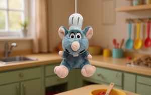 Peluche Remy Chef 15 cm, morbido animale di peluche da appendere per bambini dai 2 ai 4 anni, unisex, per giocare in cucina - Product Image 2